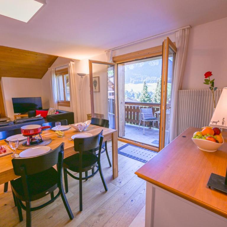 Duplex panoramique au cœur de Château d Œx - Apartment - auf 2 Etagen - 71