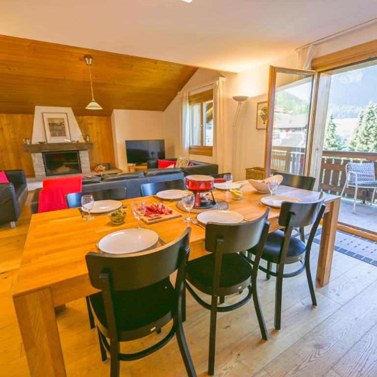 Duplex panoramique au cœur de Château d Œx - Apartment - auf 2 Etagen - 74