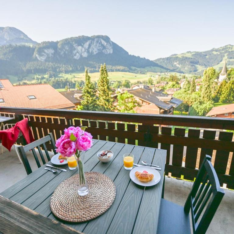 Duplex panoramique au cœur de Château d Œx - Apartment - auf 2 Etagen - 47