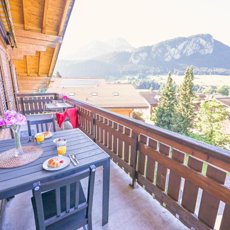 Duplex panoramique au cœur de Château d Œx - Apartment - auf 2 Etagen - 49