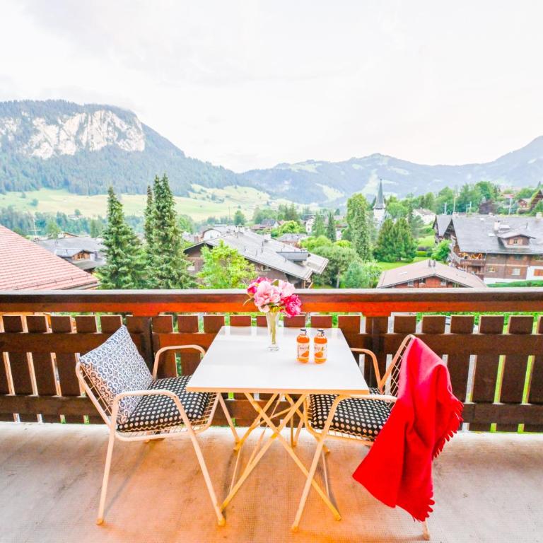 Duplex panoramique au cœur de Château d Œx - Apartment - auf 2 Etagen - 62