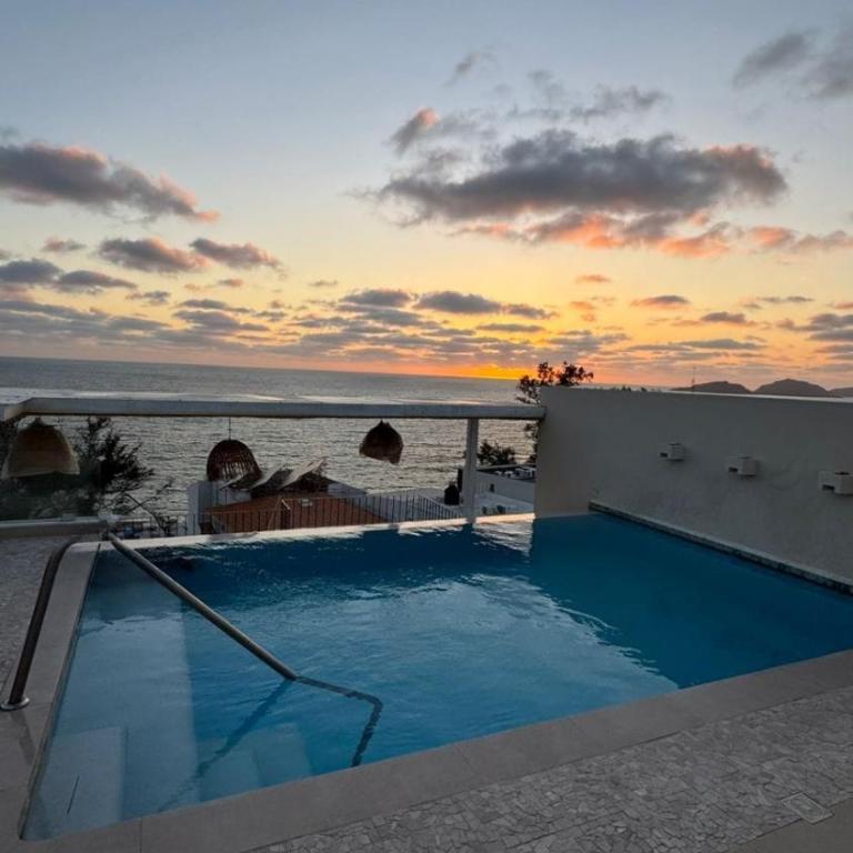Loft con alberca y espectacular vista al mar - Appartement 1 Chambre - 1