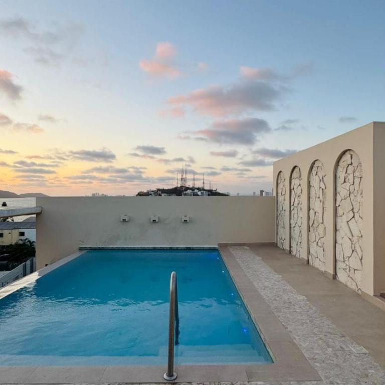 Loft con alberca y espectacular vista al mar - Appartement 1 Chambre - 19
