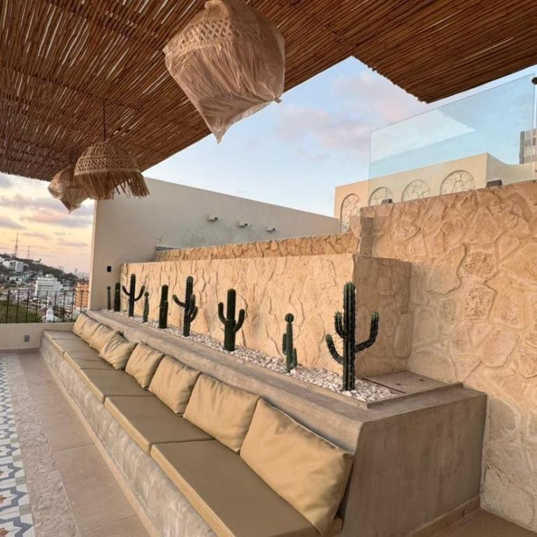 Loft con alberca y espectacular vista al mar - Appartement 1 Chambre - 24