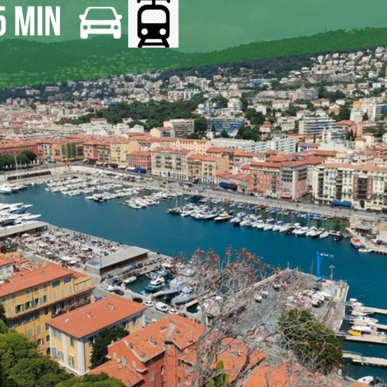 BLUE RIVIERA - vue mer - proche centre et gare - Appartement 1 Chambre - 51