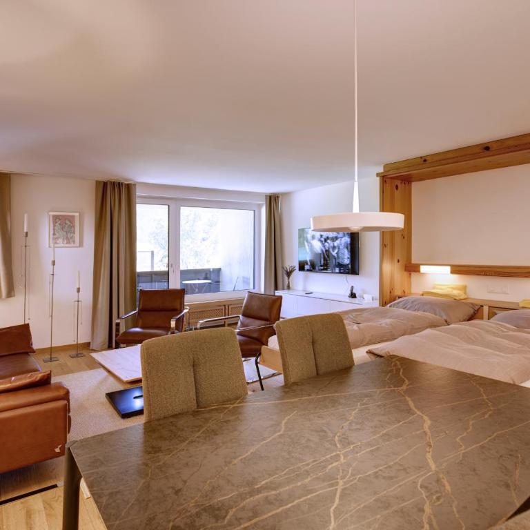 Chesa Munteratsch 2-Zimmerwohnung 101 Typ E - Apartment mit Seeblick - 12