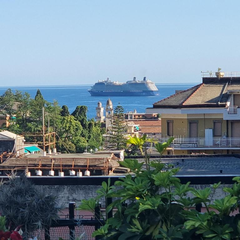 Appartamento Rapallo Sky Garden Maria Jose Liguria - Attico vista mare - Terraces - 2 bagni- 2 Camera da Letto - Box, Wi-fi, Idromassaggio Free inteiro Attico per Voi, con Ascensore - Appartamento Attico - 84