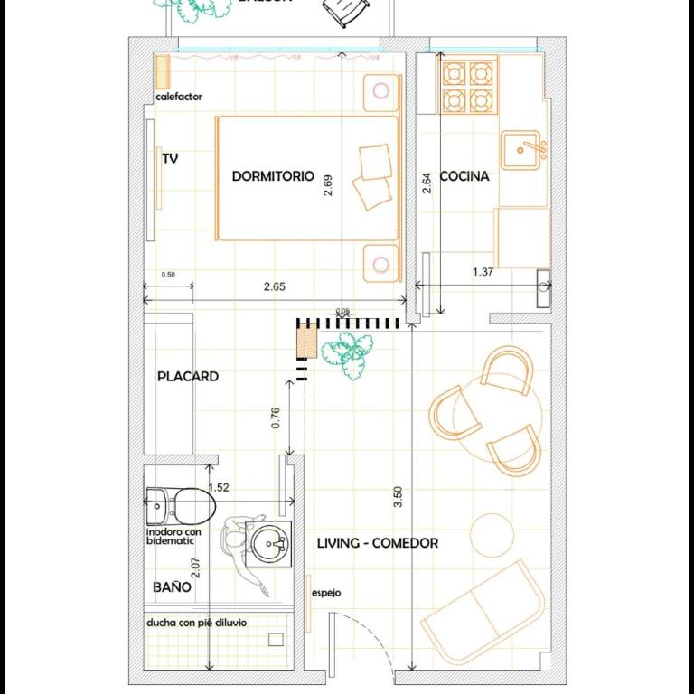 Departamento Centro Mar del Plata - One-Bedroom Apartment - 10