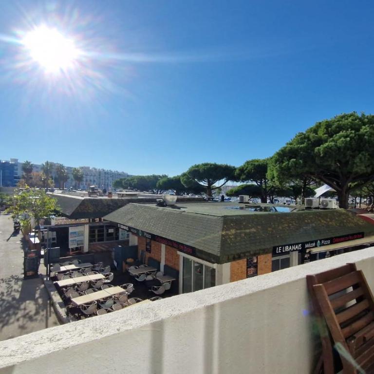 Studio Carnon climatisé avec vue port et balcon - Appartement 1 Chambre avec Terrasse - 2