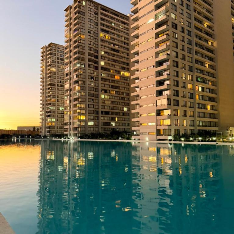 Depto estilo Resort a pasos de metro y estadio nacional - One-Bedroom Apartment - 9