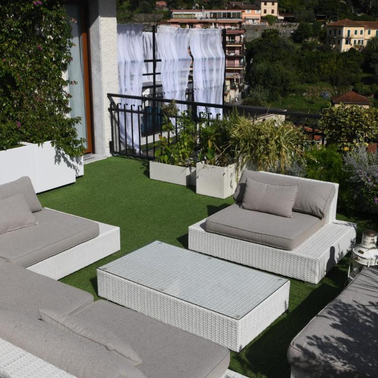 Appartamento Rapallo Sky Garden Maria Jose Liguria - Attico vista mare - Terraces - 2 bagni- 2 Camera da Letto - Box, Wi-fi, Idromassaggio Free inteiro Attico per Voi, con Ascensore - Appartamento Attico - 22
