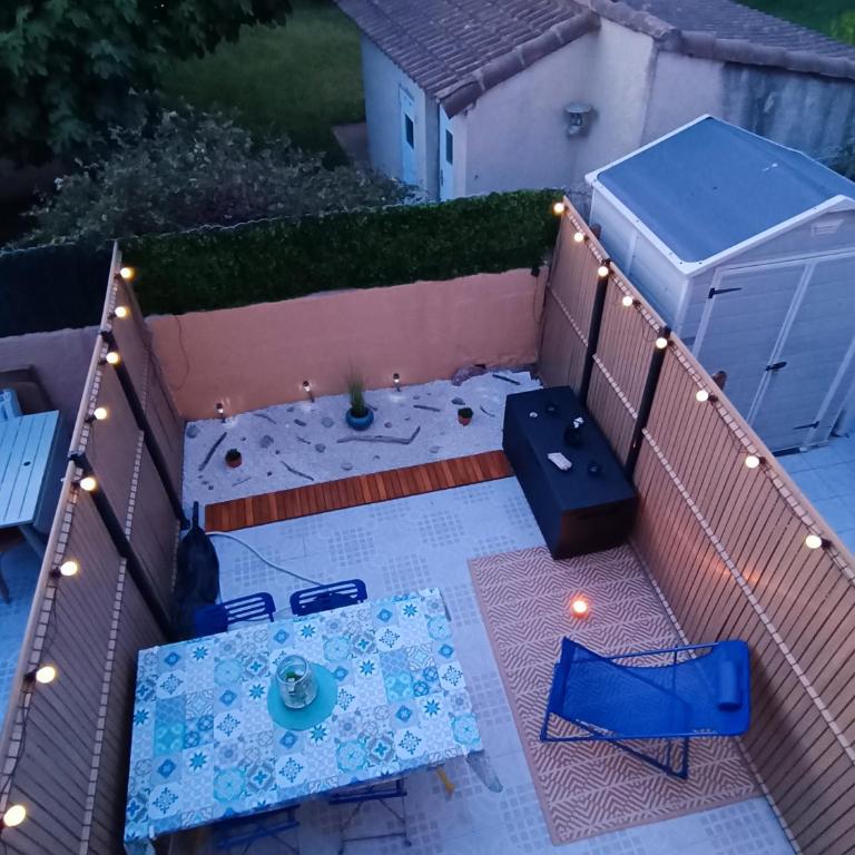 Maison Clealine Frontignan plage à 100m, Meublé Tourisme 3 étoiles, parking gratuit, wifi - Maison 2 Chambres - 16
