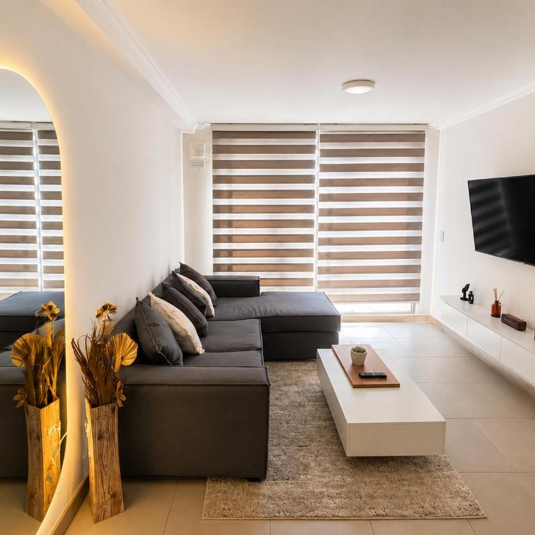 Depto Vista al Mar, Estacionamiento, Check-in Autónomo y Cerca Aeropuerto - Apartamento de 2 dormitorios - 11
