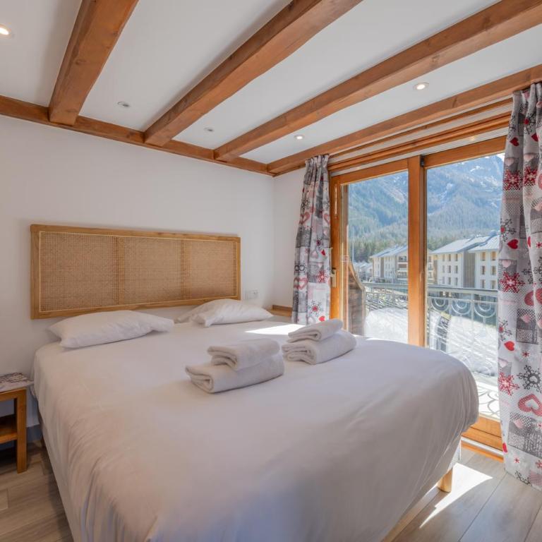 Le Cristal NB15 Mont-Blanc View, Pool, Parking & WiFi - Happy Rentals - Appartement avec Balcon - 5