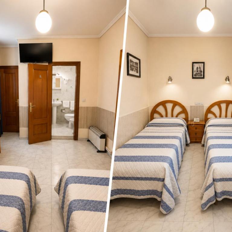 Hostal La Perla Asturiana - Chambre Lits Jumeaux - 2