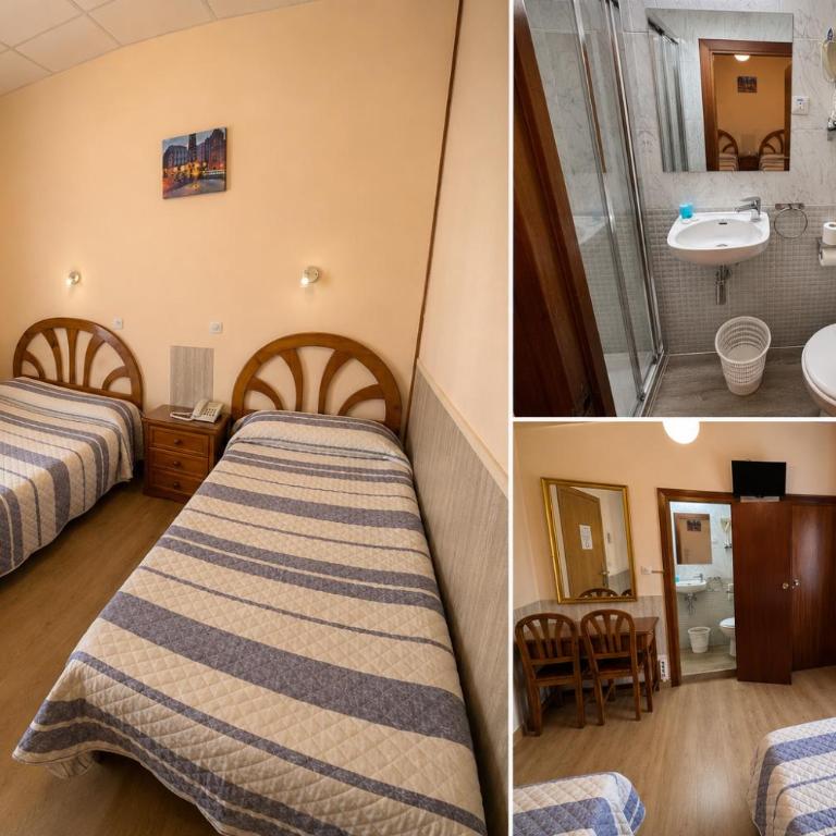 Hostal La Perla Asturiana - Chambre Lits Jumeaux - 3