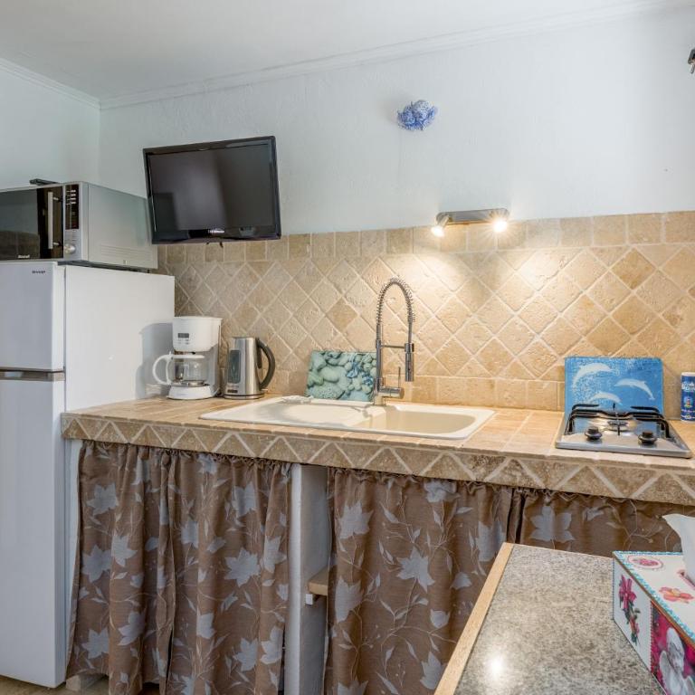Chez Monique et sa fille Caroline - Two-Bedroom Deluxe Apartment with Garden View - 7