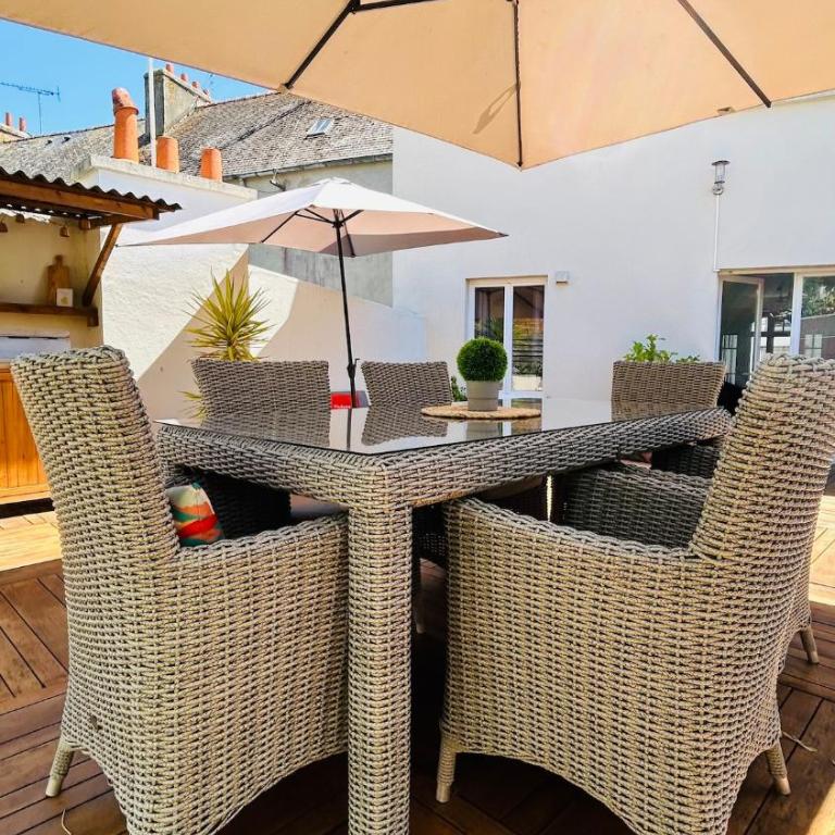 Maison de ville grande terrasse & parking privé - Appartement - 44