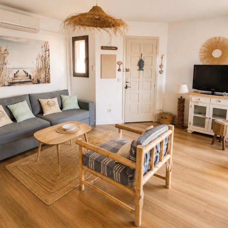 L Instant Colliourenque Appartement climatisé avec terrasse et parking - Apartamento de 1 dormitorio - 9