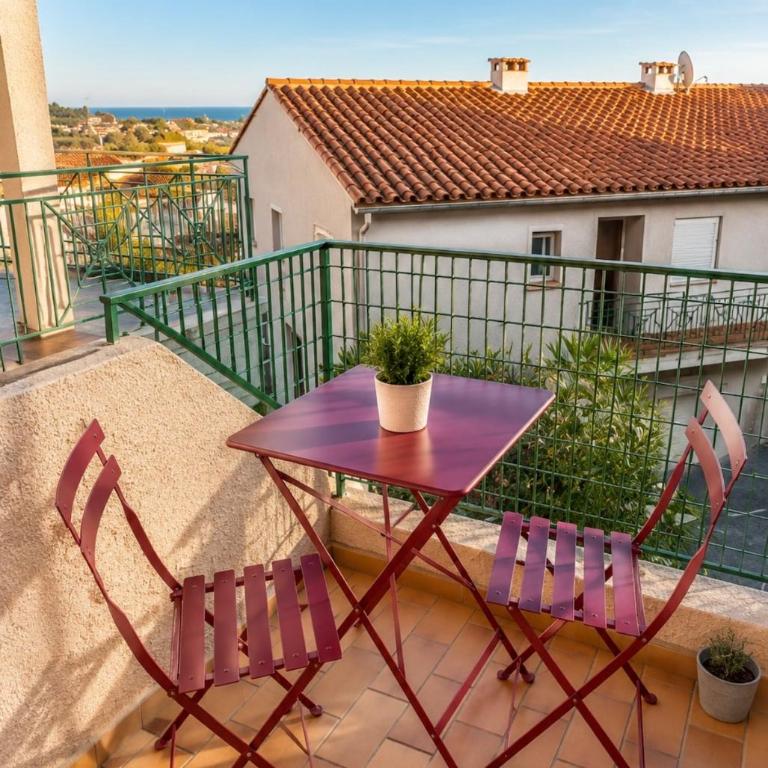 L Instant Colliourenque Appartement climatisé avec terrasse et parking - Apartamento de 1 dormitorio - 10