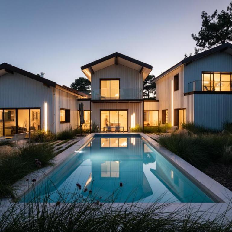 Magnifique villa d'architecte avec vue sur le Bassin d'Arcachon au village du Canon - Cap Ferret - Villa - 1