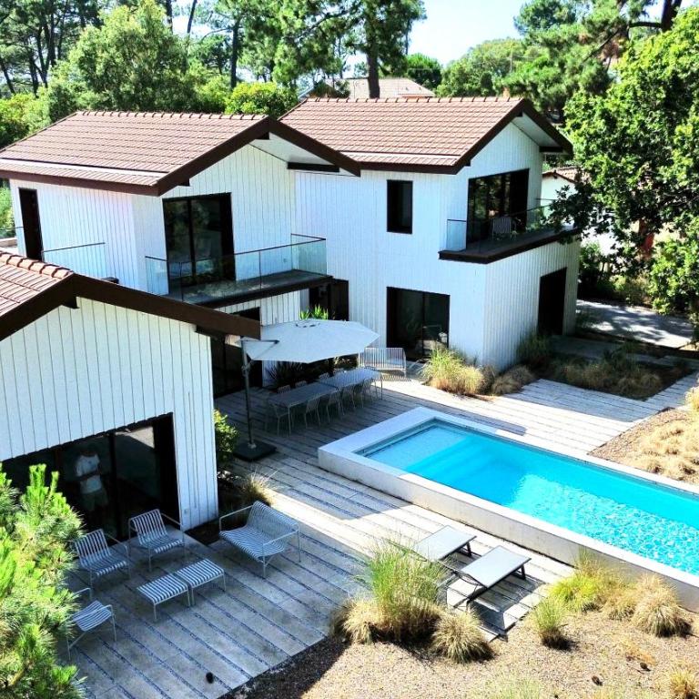 Magnifique villa d'architecte avec vue sur le Bassin d'Arcachon au village du Canon - Cap Ferret - Villa - 3