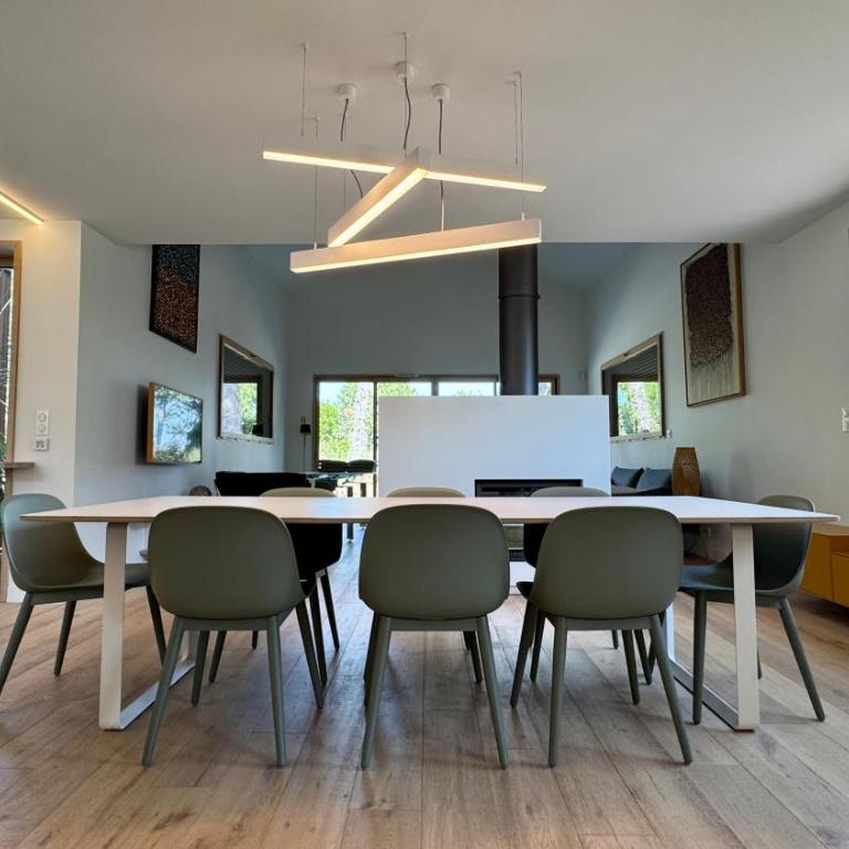 Magnifique villa d'architecte avec vue sur le Bassin d'Arcachon au village du Canon - Cap Ferret - Villa - 16