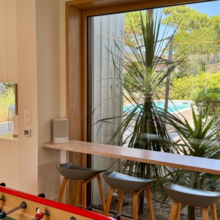 Magnifique villa d'architecte avec vue sur le Bassin d'Arcachon au village du Canon - Cap Ferret - Villa - 21