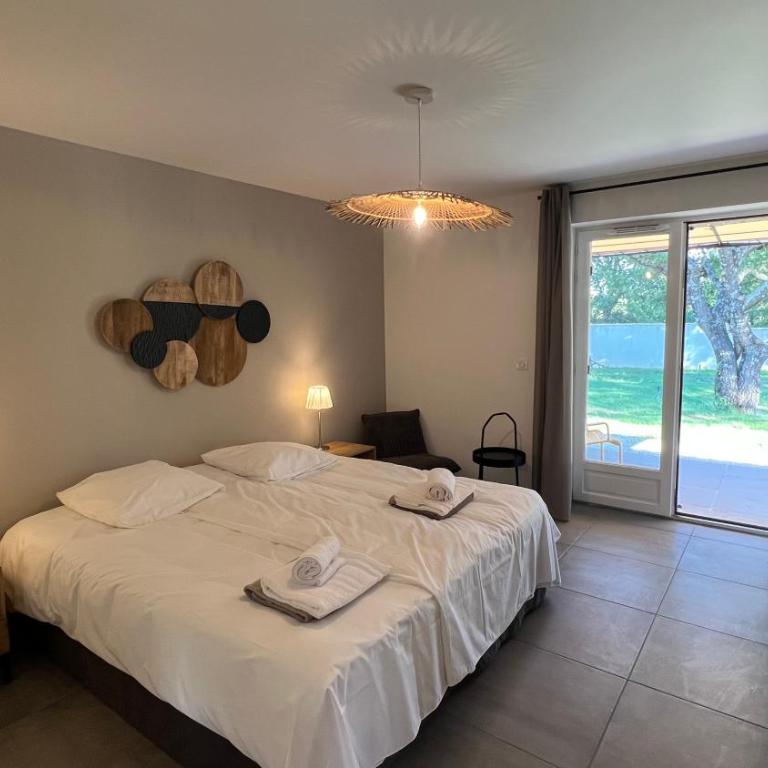 Les Mazets de Provence - Familienzimmer mit Gartenblick - 11