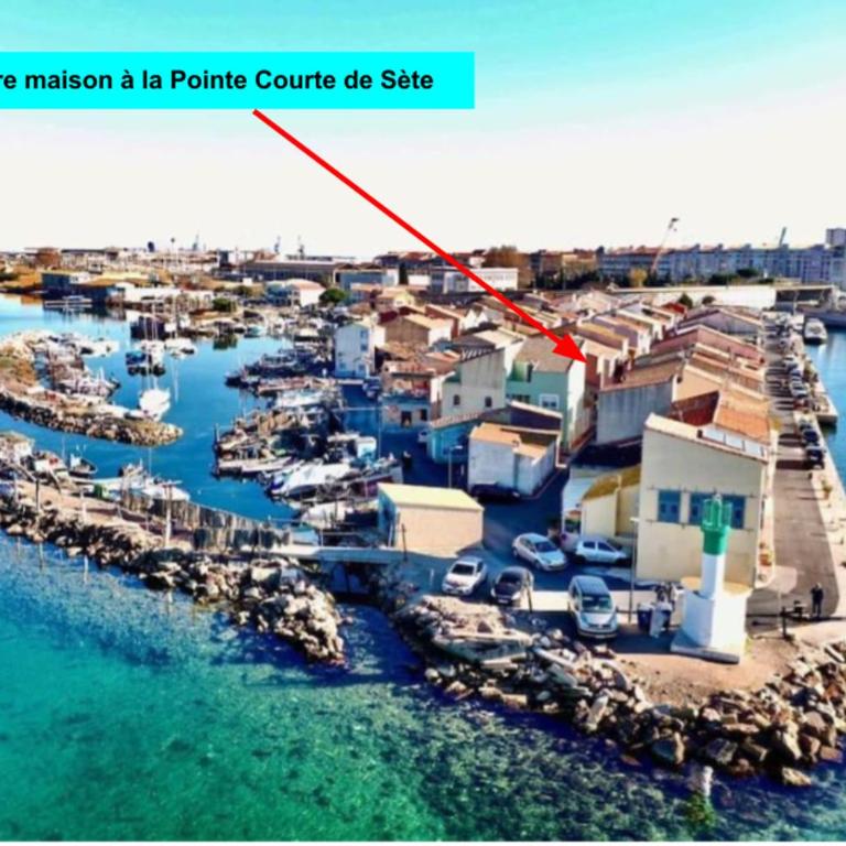LE BARREUR Maison Authentique Sètoise La pointe Courte, Bord de Mer, Climatisée, Parking gratuit proximité - Maison de Vacances - 5