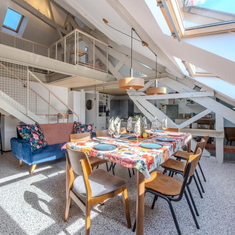 La Balançoire - Loft 115 m2 refait à neuf - 3 chambres - Appartement 3 Chambres - 17