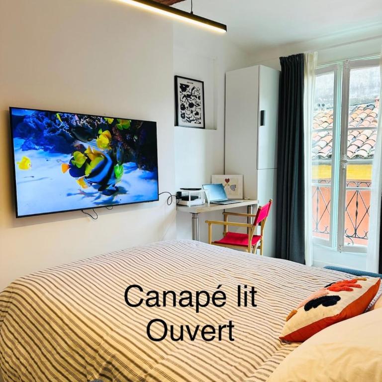 Cathedral View - Heart of Vieux Nice - Appartement 1 Chambre avec Vue - 26