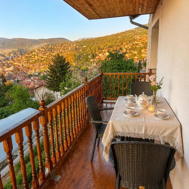 Panorama Sky Apartment -11 min by walk to Old Town - Free Parking - Apartment with Balcony - 22