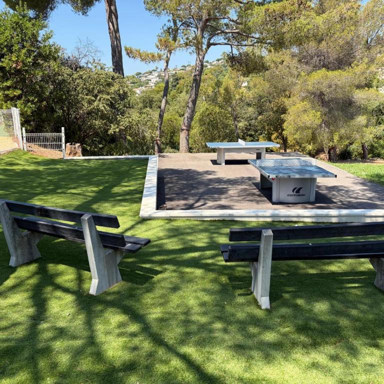 Peaceful Riviera flat with pool tennis and terrace - Appartement 2 Chambres - 23