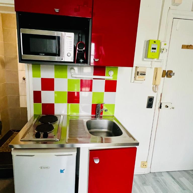 Studio Élégant au Cœur de Paris près Tour Eiffel - Apartment mit 1 Schlafzimmer - 7