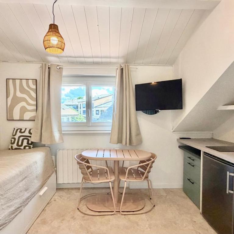 Confortable Studio centre-ville Thonon - Studio Duplex - 15