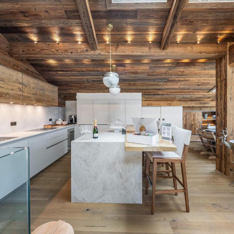 Penthouse à Megève avec piscine et animaux admis, 10 pers. - FR-1-569-83 - Apartamento - 1