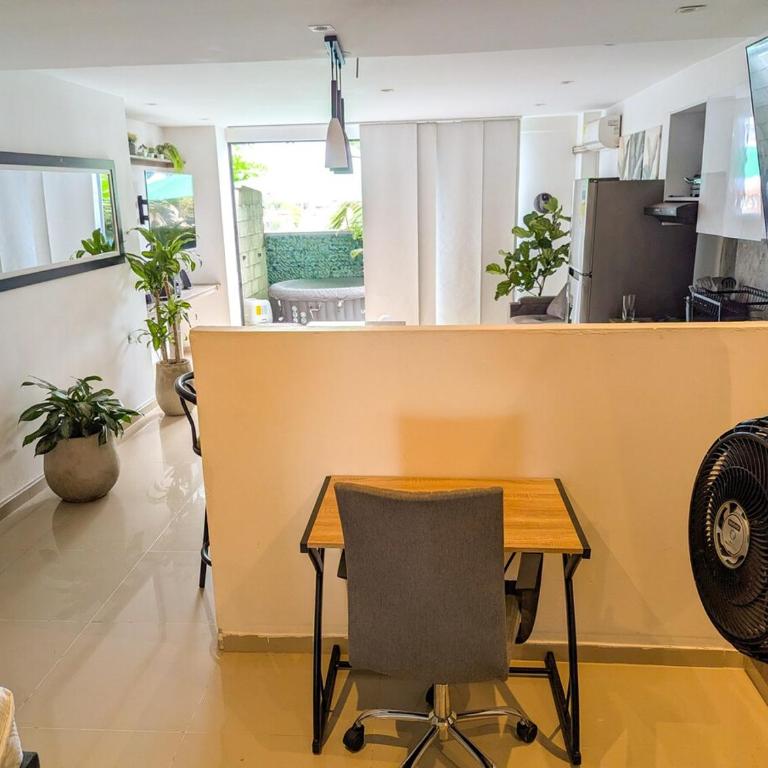 Moderno Loft con Jardín Jacuzzi Privado Miraflores - One-Bedroom Apartment - 20