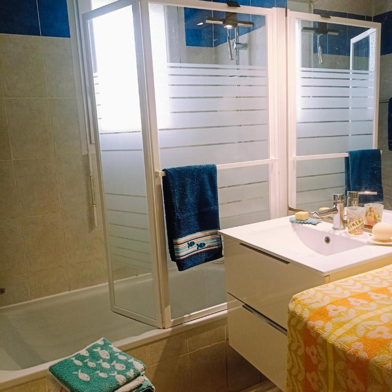Mauguio-Village Apt T2 Tout Confort, Lumineux, Clim, Wifi, Balcon, parking couvert, 15 mn de la mer, de Montpellier - Appartement 1 Chambre - 5