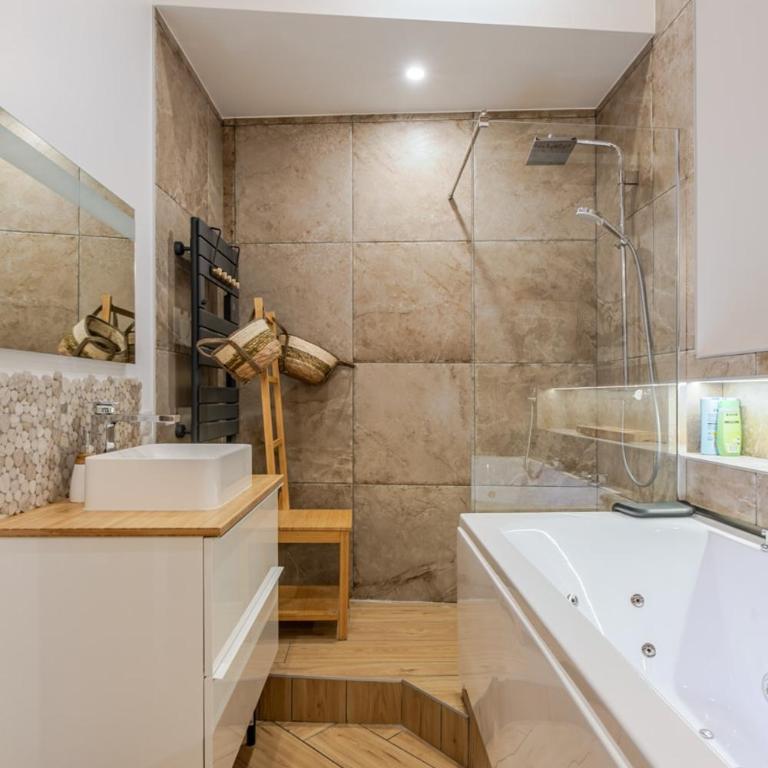 Studio spa charme alsacien Hypercentre cathédrale - Appartement 1 Chambre - 17
