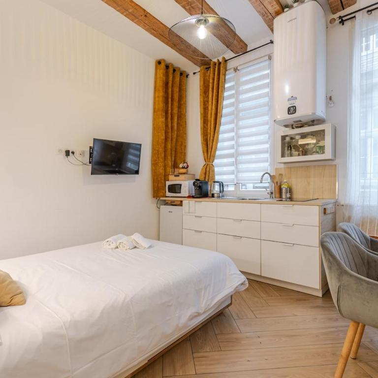 Studio spa charme alsacien Hypercentre cathédrale - Appartement 1 Chambre - 32