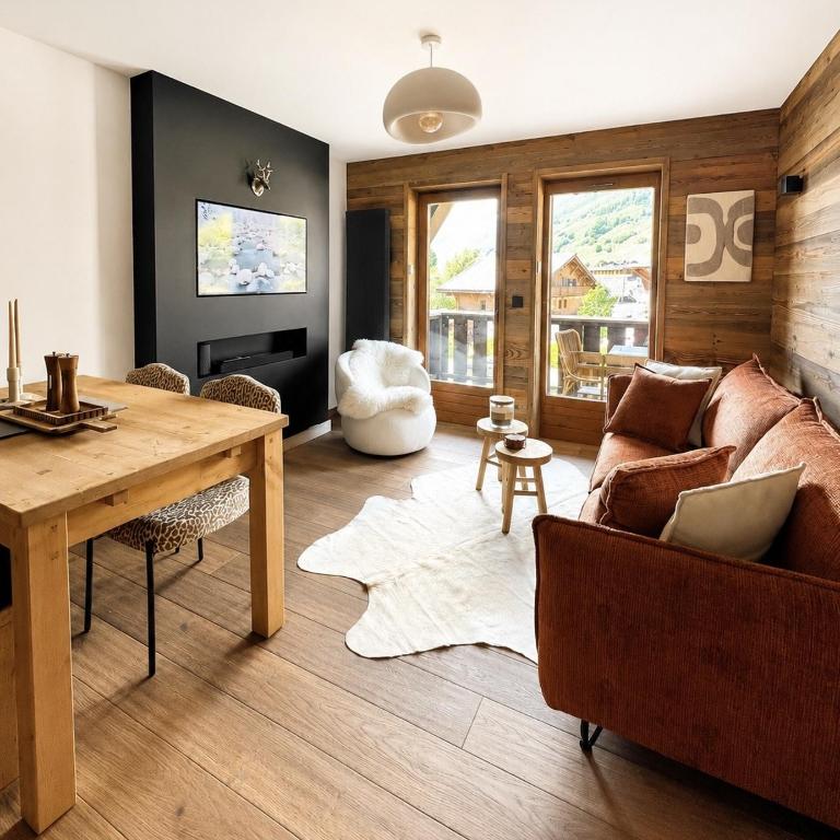 Lutins Megeve village Palais des sports - Apartment mit Balkon - 1
