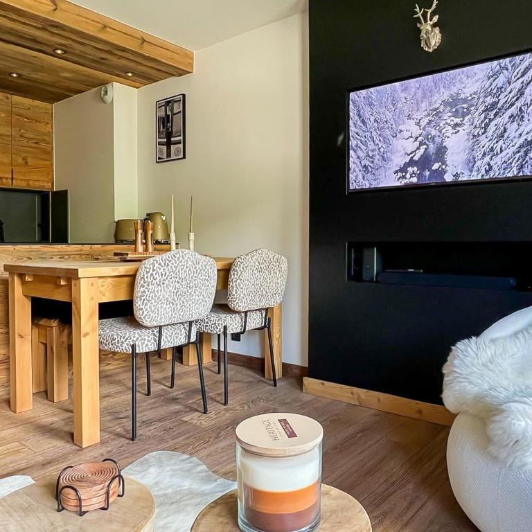 Lutins Megeve village Palais des sports - Apartment mit Balkon - 4