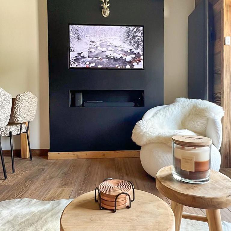Lutins Megeve village Palais des sports - Apartment mit Balkon - 14