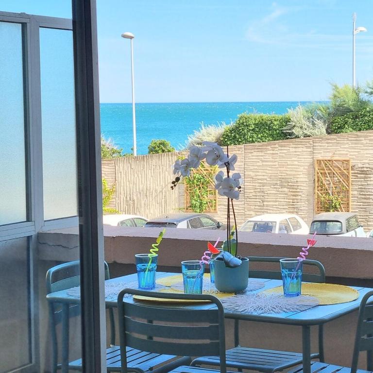LE MARTY 7 Vue Mer Centre Terrasse Garage Piscine Climatisation - Apartment - 5