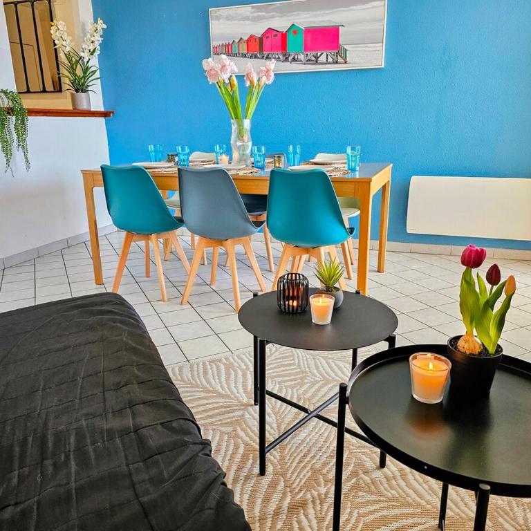 LE MARTY 7 Vue Mer Centre Terrasse Garage Piscine Climatisation - Apartment - 3