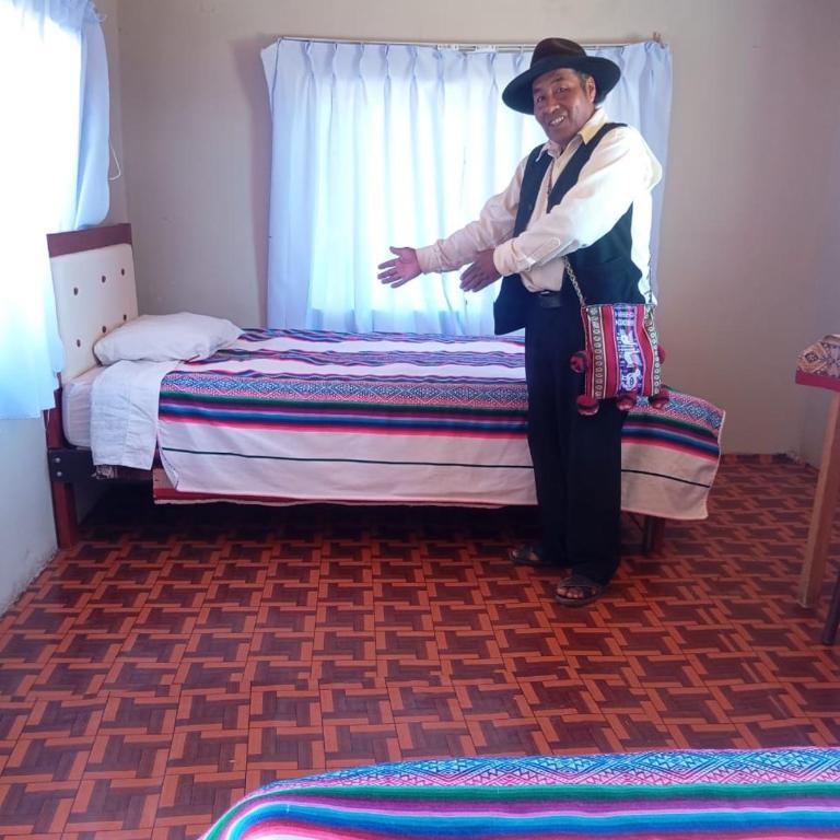 Hospedaje Mamani de Amantani - Double Room with Lake View - 1