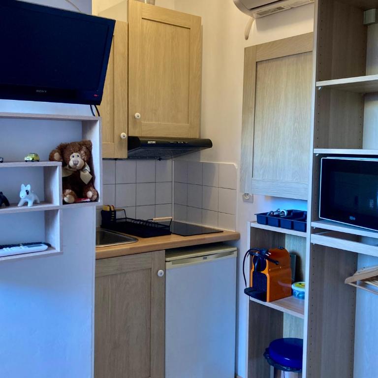 Studio mansardé plein centre et à 5 mn des plages - Apartment mit 1 Schlafzimmer - 14