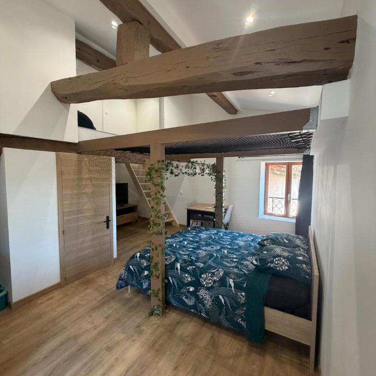 Studio atypique avec filet suspendu & mezzanine - Appartement 1 Chambre - 7
