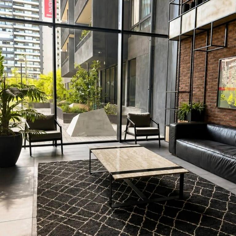 Moderno apto en Ñuñoa cercano al metro Irarrazaval y Barrio Italia con Aire Acondicionado - Two-Bedroom Apartment - 3